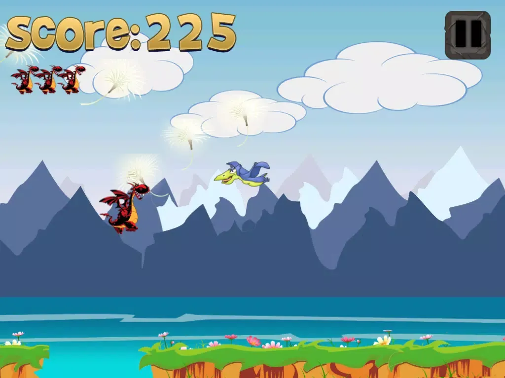 Ninja Dinosaur Dragon Run Free - Top Fun Easy Arcade Adventure Games for Casual Gamers iPad  Screenshots