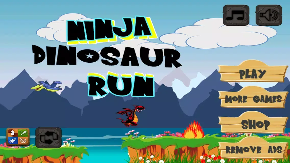 Ninja Dinosaur Dragon Run Free - Top Fun Easy Arcade Adventure Games for Casual Gamers Screenshots