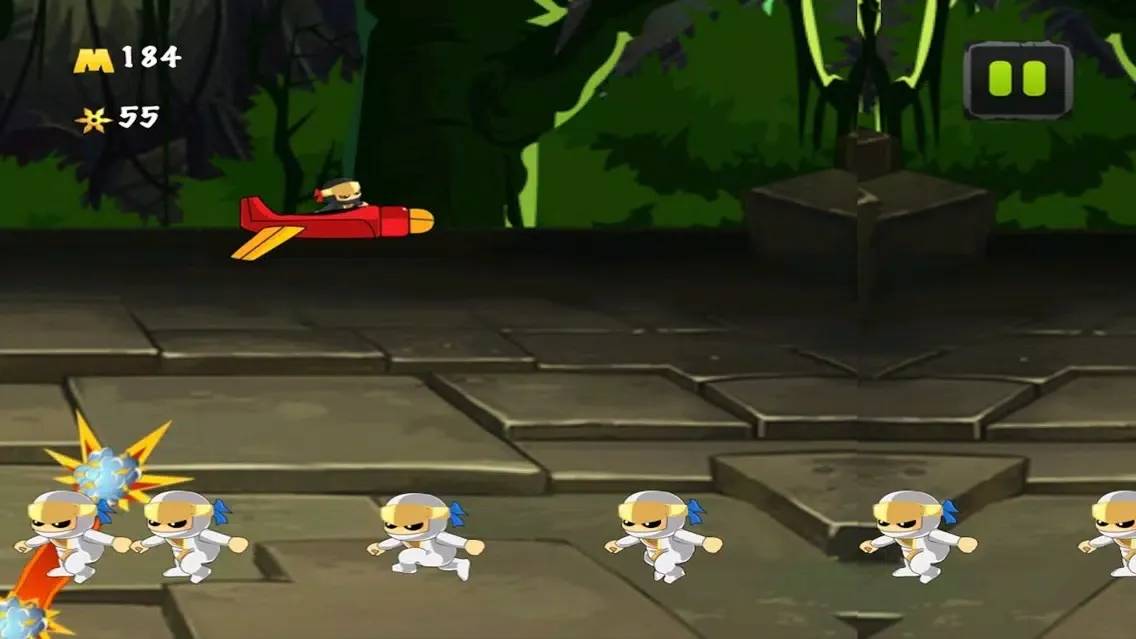 A Ninja Rocket Ride Running Jumping Flying Adventure スクリーンショット