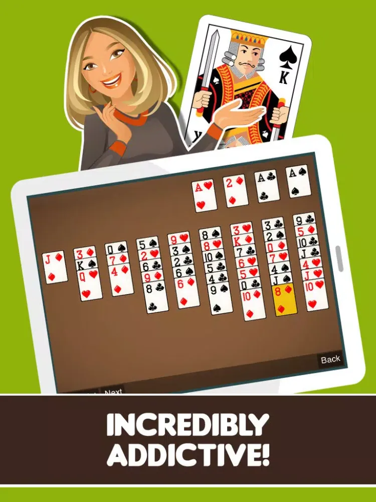 ภาพหน้าจอของ Raglan Solitaire Free Card Game Classic Solitare Solo iPad 