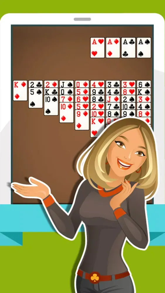 ภาพหน้าจอของ Raglan Solitaire Free Card Game Classic Solitare Solo