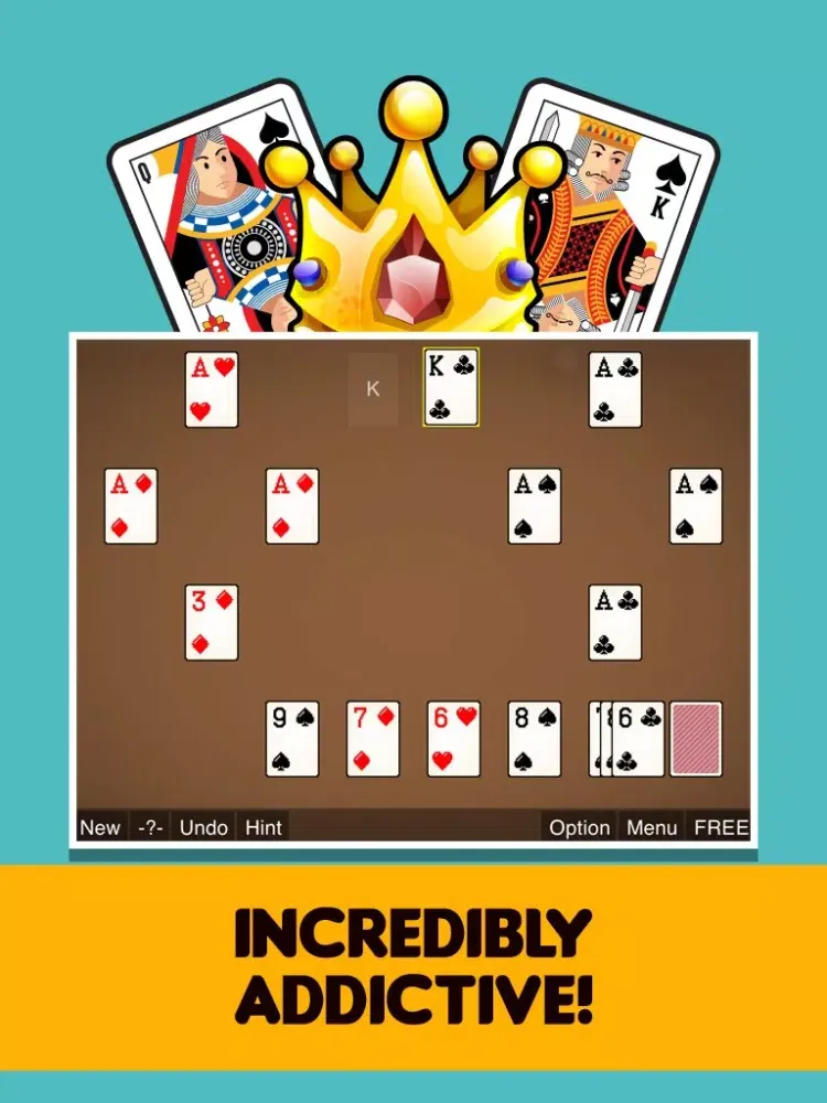 Captures d'écran de Royal Aids Solitaire Free Card Game Classic Solitare Solo iPad 