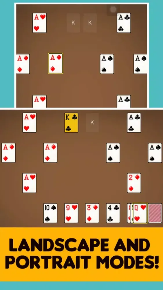 Captures d'écran de Royal Aids Solitaire Free Card Game Classic Solitare Solo