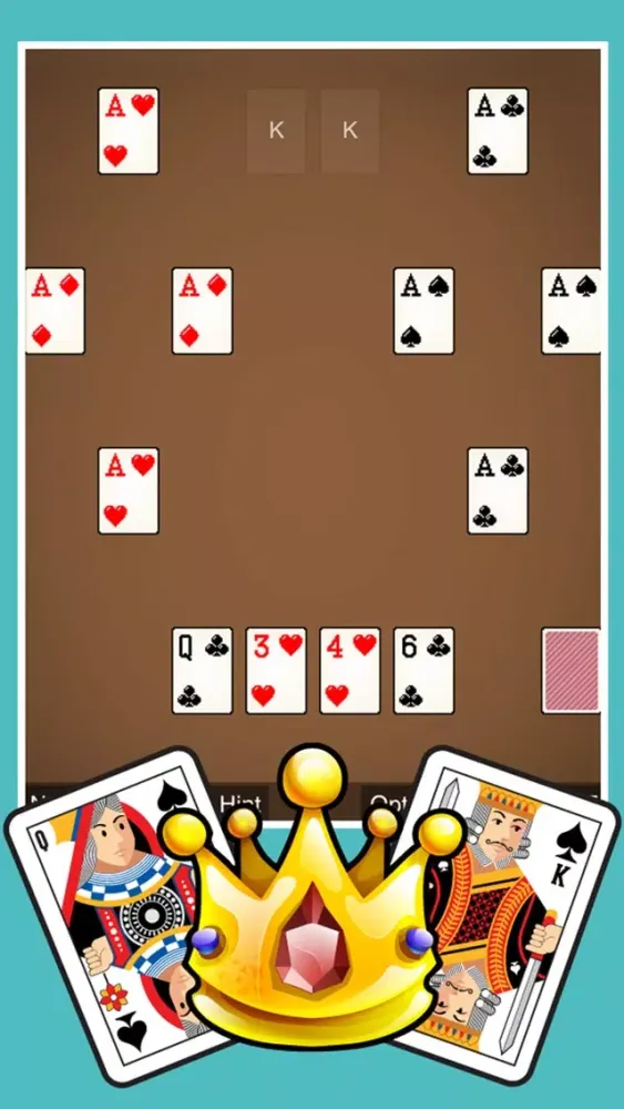 Captures d'écran de Royal Aids Solitaire Free Card Game Classic Solitare Solo