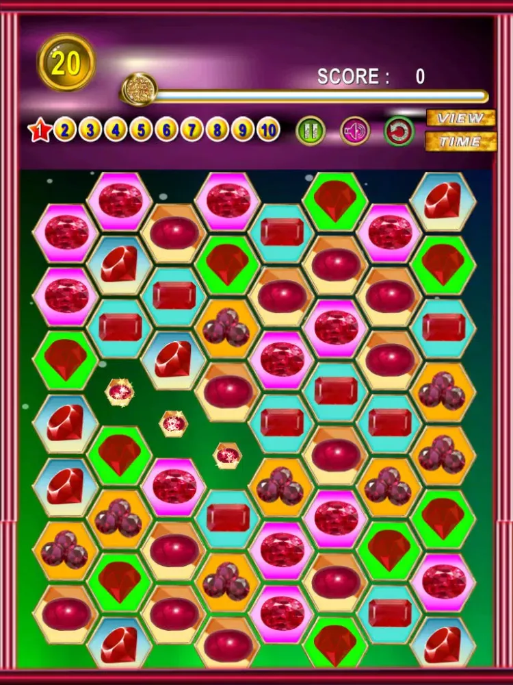 صور A Ruby Jewel Match : Free Gem 3 Matching Fun Brain Puzzle Games iPad 