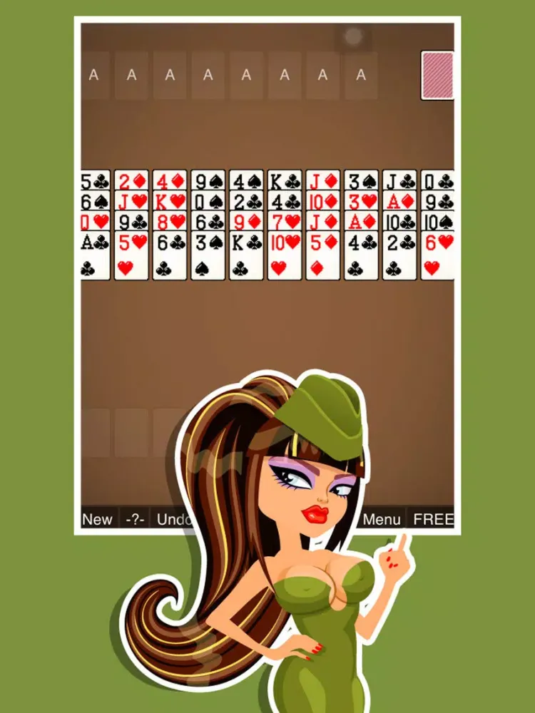 Squadron Solitaire Free Card Game Classic Solitare Solo iPad  Screenshots