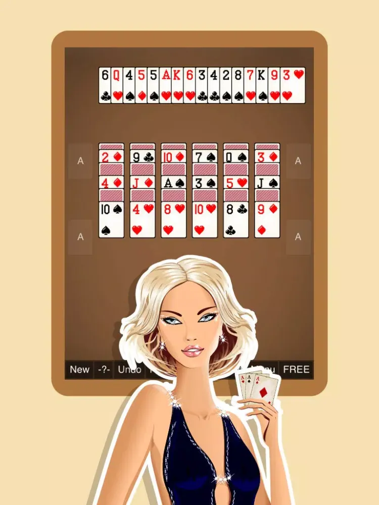 تصاویر Stone Wall Solitaire Free Card Game Classic Solitare Solo iPad 