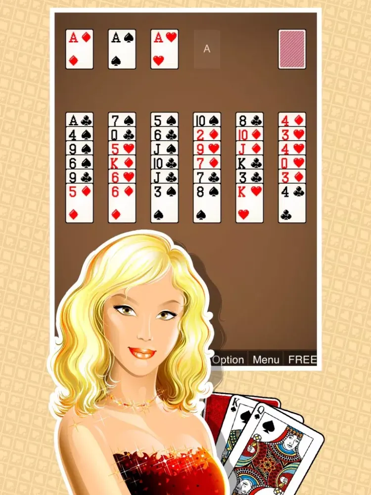 Ảnh chụp màn hình của Thirty Six Solitaire Free Card Game Classic Solitare Solo iPad 