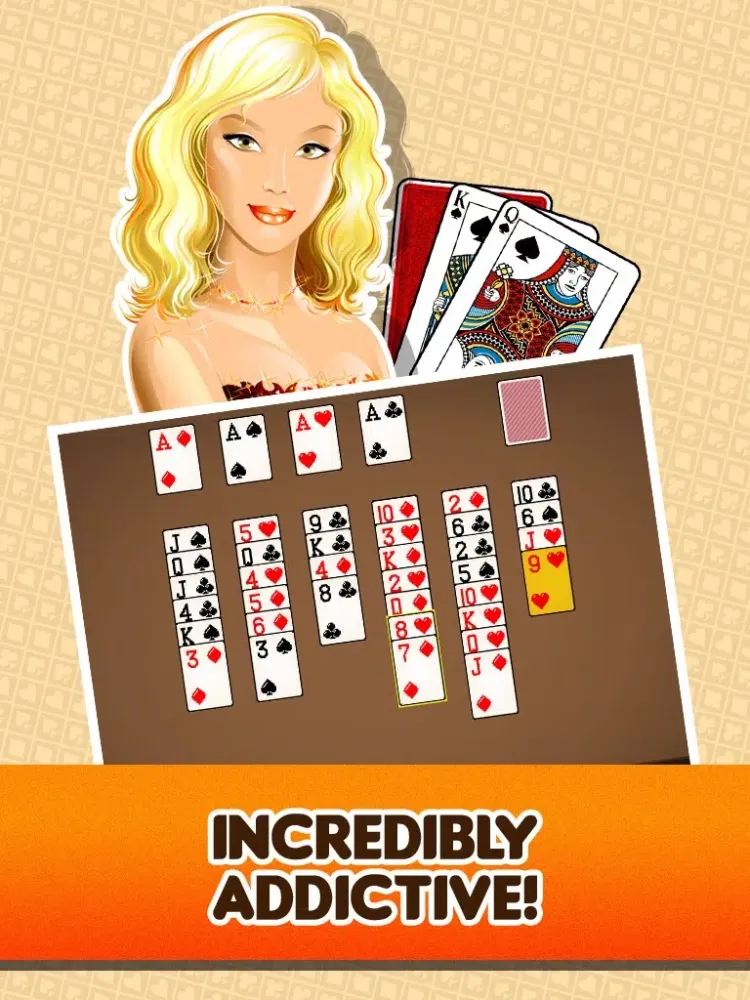 Ảnh chụp màn hình của Thirty Six Solitaire Free Card Game Classic Solitare Solo iPad 
