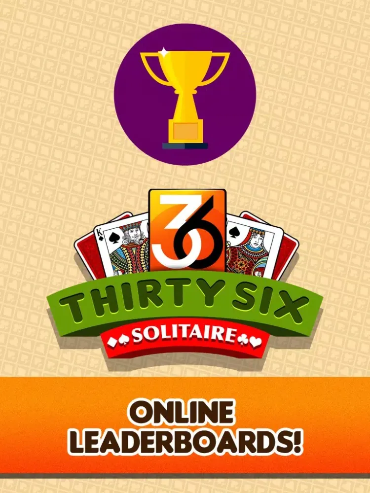 Ảnh chụp màn hình của Thirty Six Solitaire Free Card Game Classic Solitare Solo iPad 
