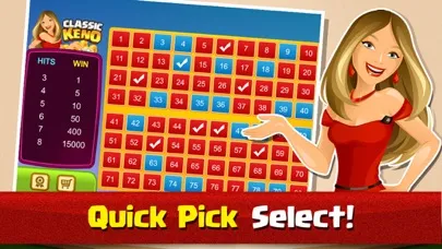 Capturas de tela do Classic Keno Casino - Video Casino Play for Free Fun