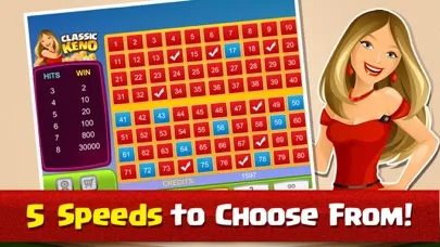Capturas de tela do Classic Keno Casino - Video Casino Play for Free Fun