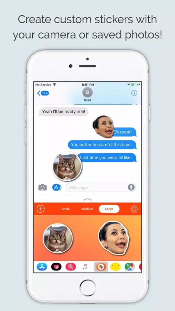 Capturas de tela do Sticker Maker Pro