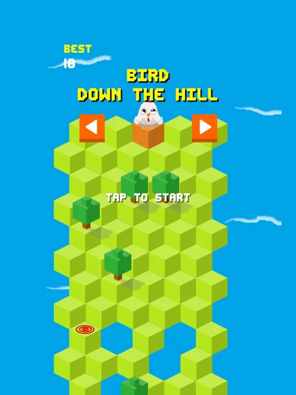 ภาพหน้าจอของ BIRD DOWN THE HILL iPad 