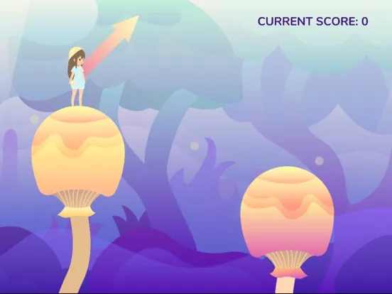Tangkapan layar Mushroom Jump Yo! iPad 