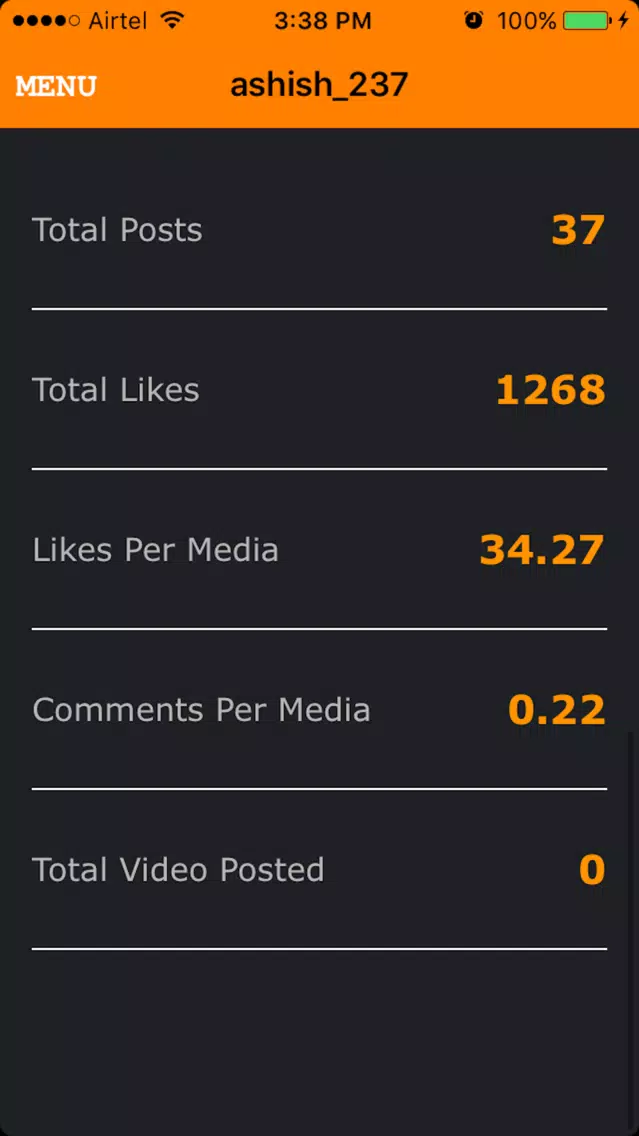 Like - keep track for instagram profile 스크린샷