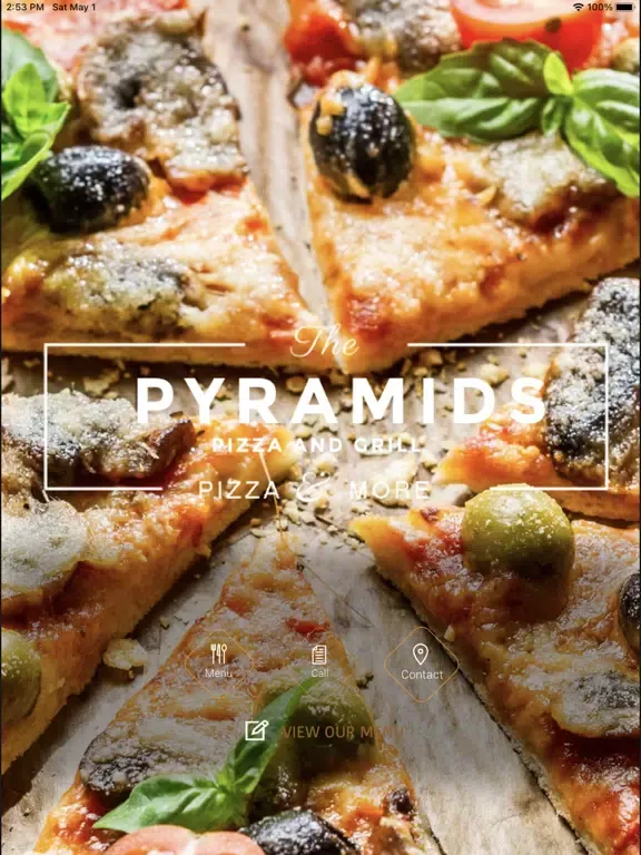 ภาพหน้าจอของ Pyramid Pizza and Grill iPad 