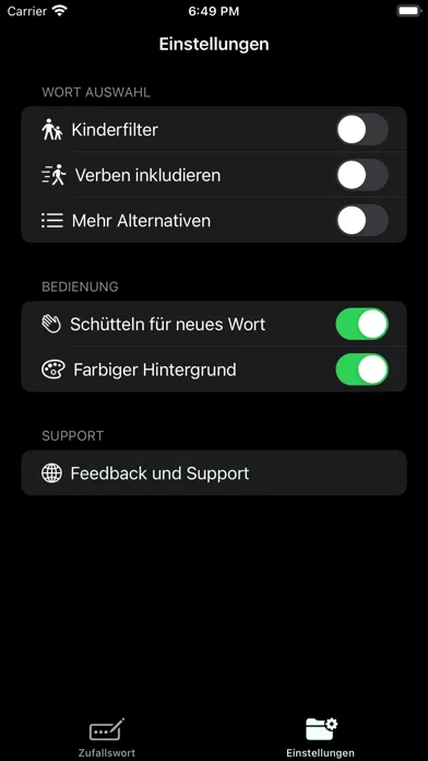 Zufallswort Ekran Görüntüleri