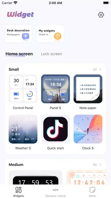 Скриншоты Top Widgets+