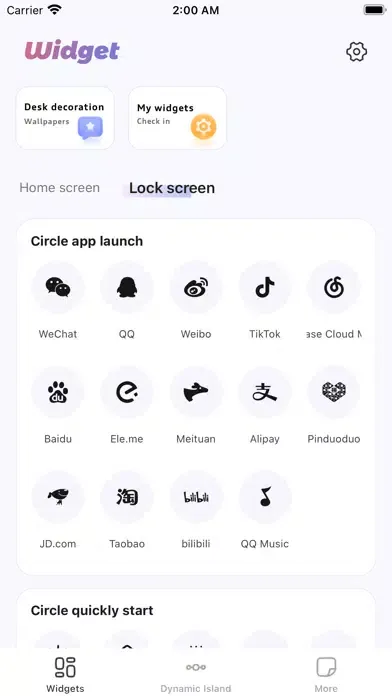 Скриншоты Top Widgets+