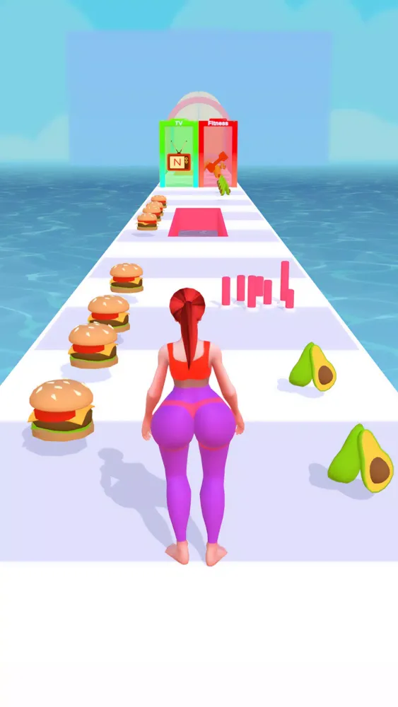 ภาพหน้าจอของ Twerk Booty Bum Body Race 3D