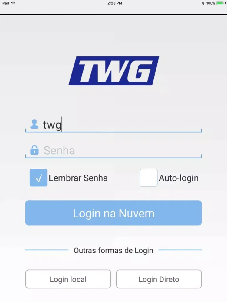 TWG Cloud iPad 应用截图