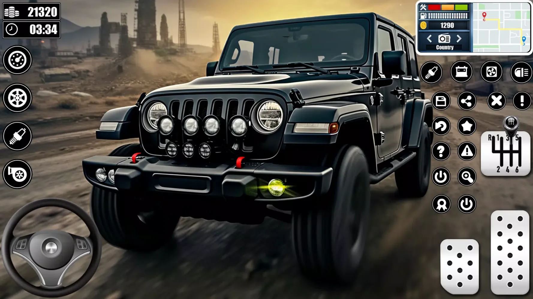 Real Car Driving School Games 스크린샷