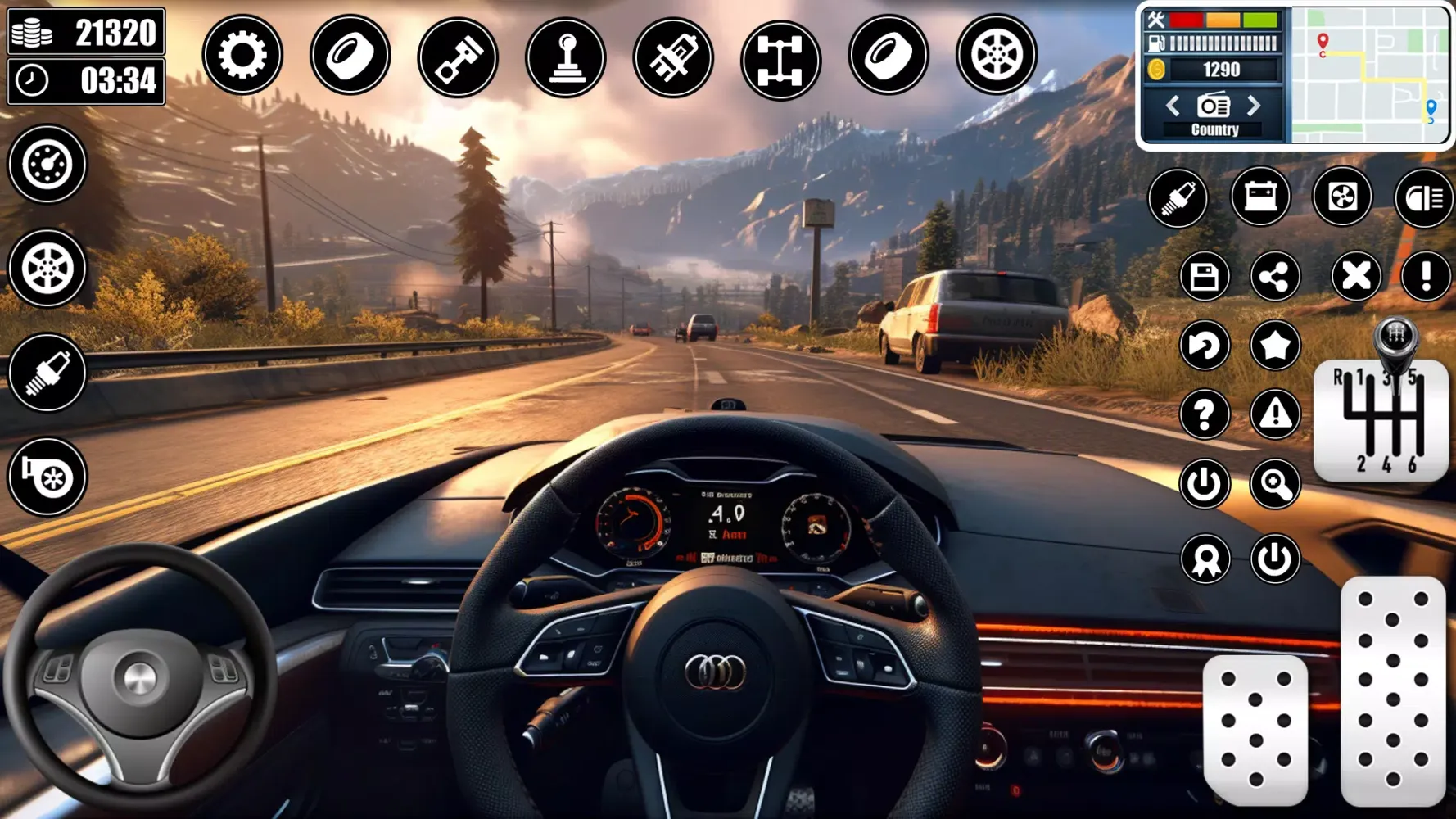 Real Car Driving School Games 스크린샷