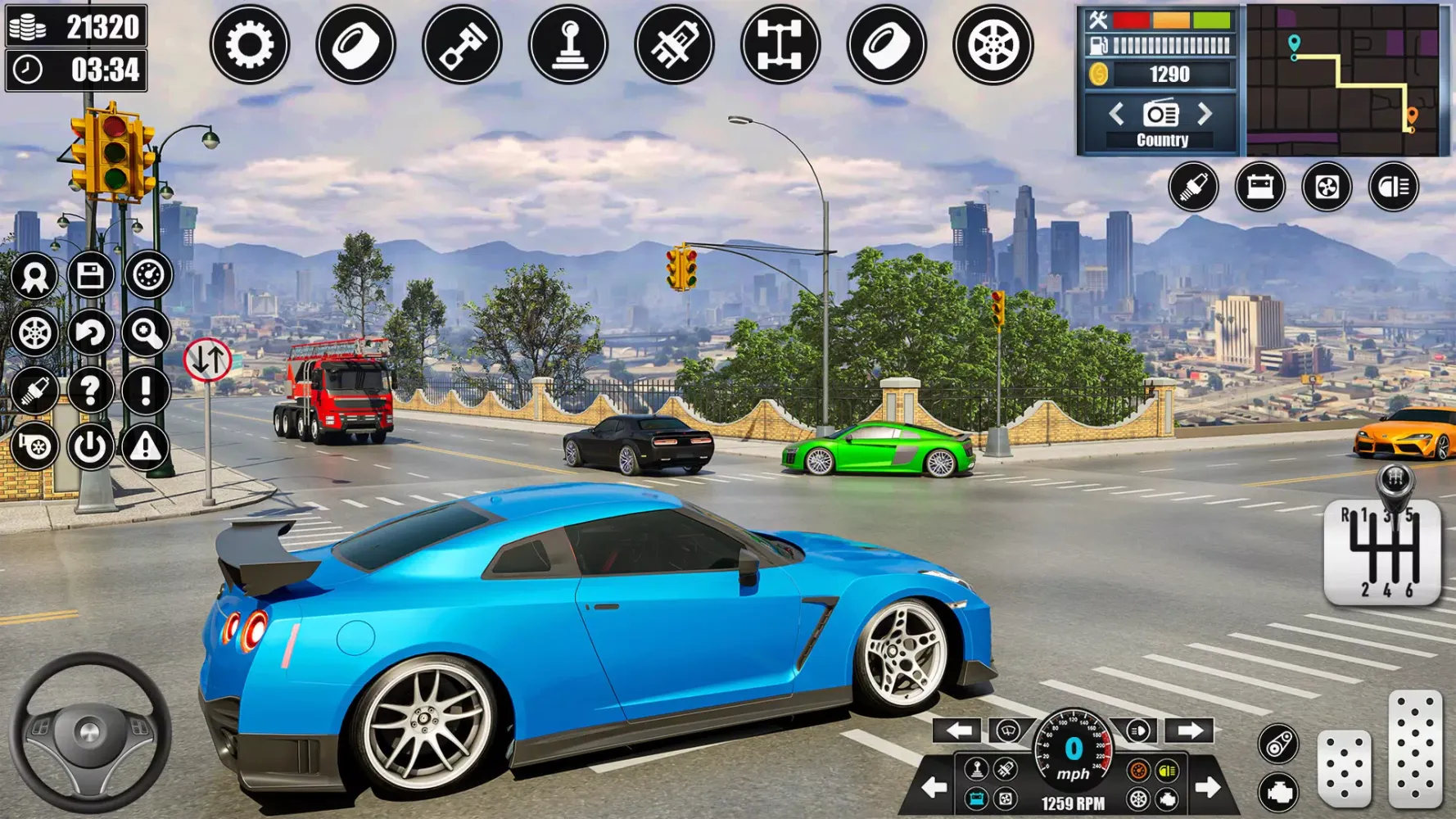Real Car Driving School Games 스크린샷