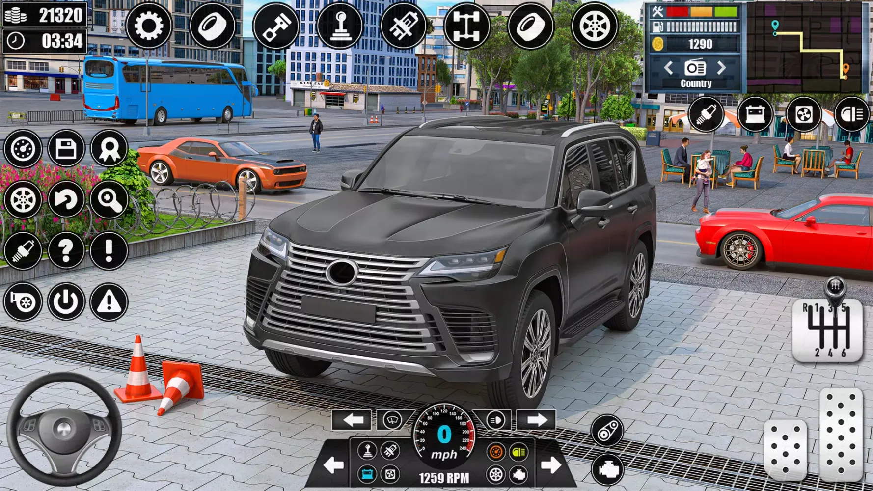 Real Car Driving School Games 스크린샷