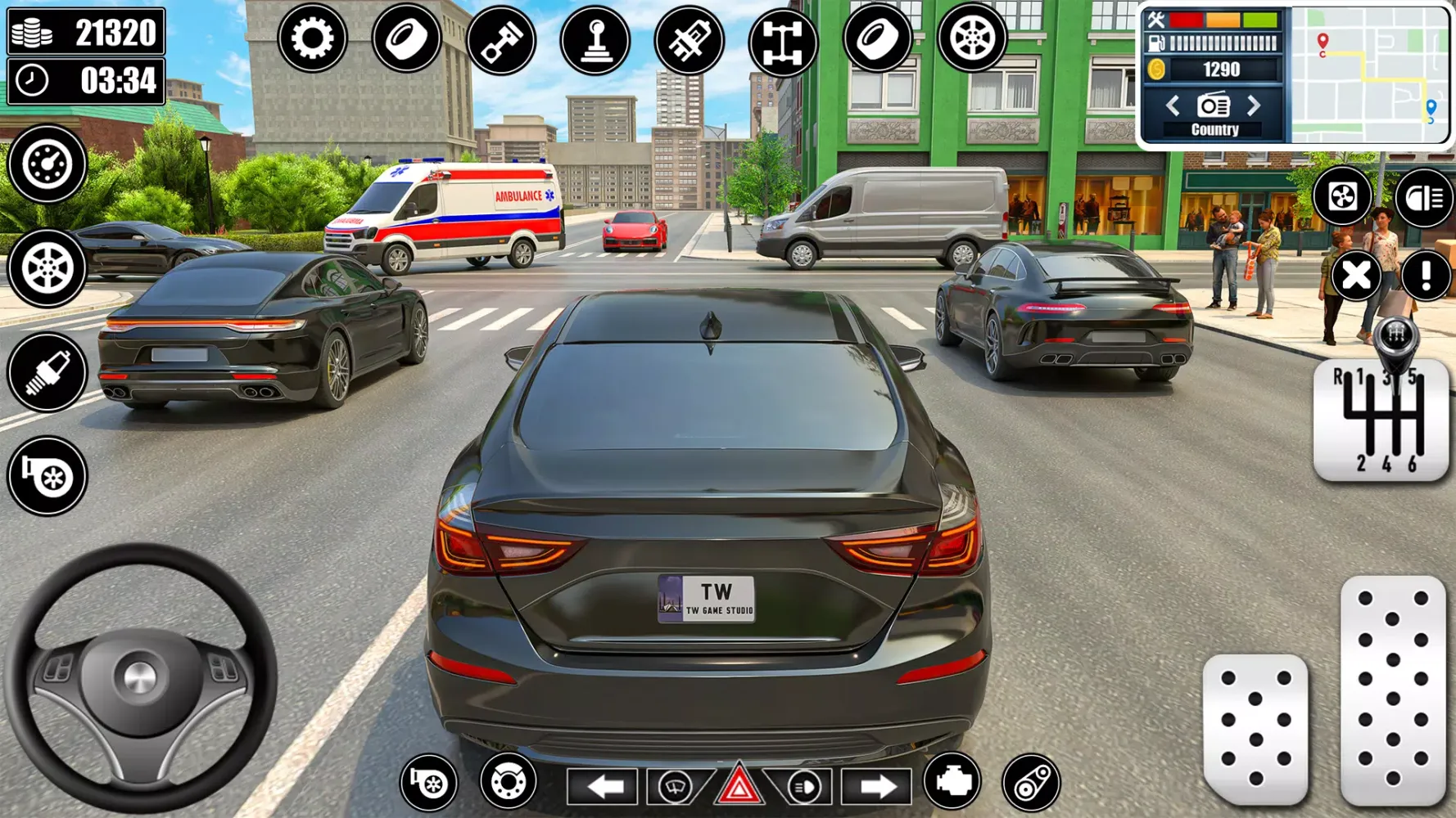 Real Car Driving School Games 스크린샷