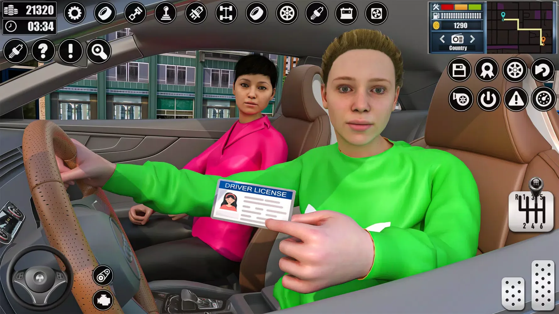 Real Car Driving School Games 스크린샷