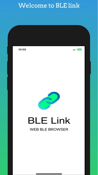 Ảnh chụp màn hình của BLE Link - Web BLE Browser