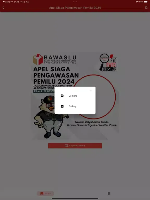 Twibbon Pemilu 2024 Terlengkap iPad 应用截图