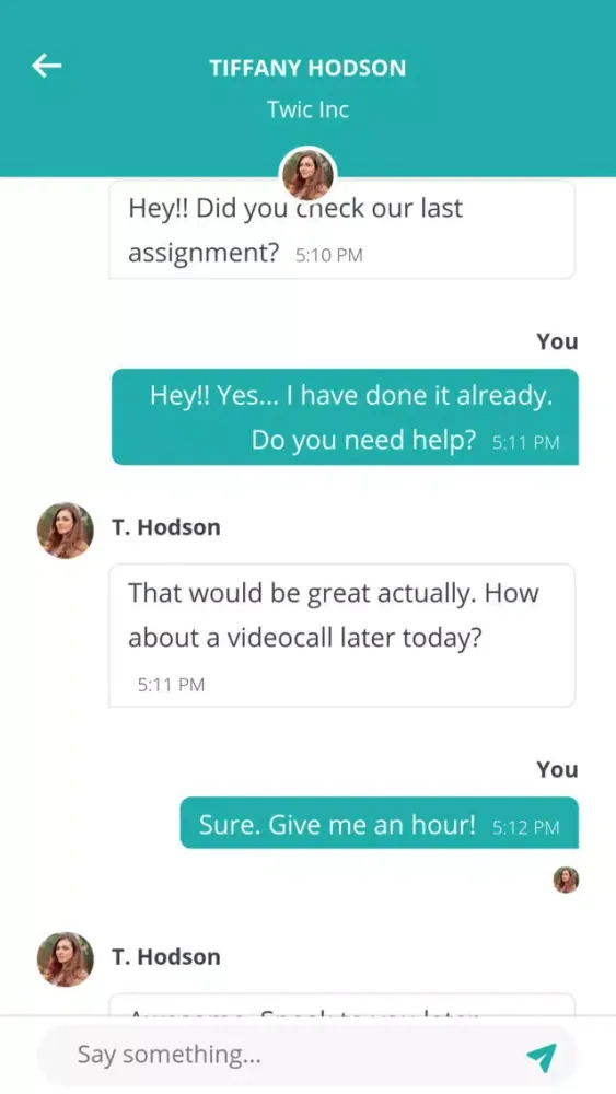 Capturas de pantalla de Twic Messenger