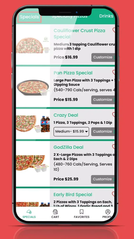 صور Twice The Deal Pizza