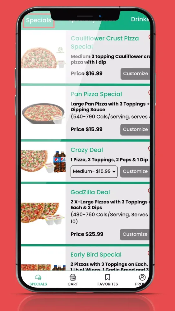 صور Twice The Deal Pizza