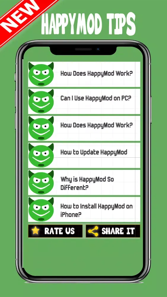 New HappyMod - Apps Tips स्क्रीनशॉट