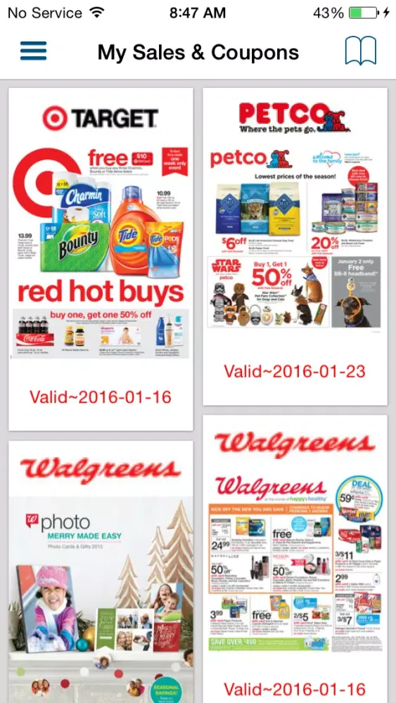 Capturas de pantalla de Weekly Circulars, Sales, Deals, Coupon Savings, Ads & Discounts with Shopping List
