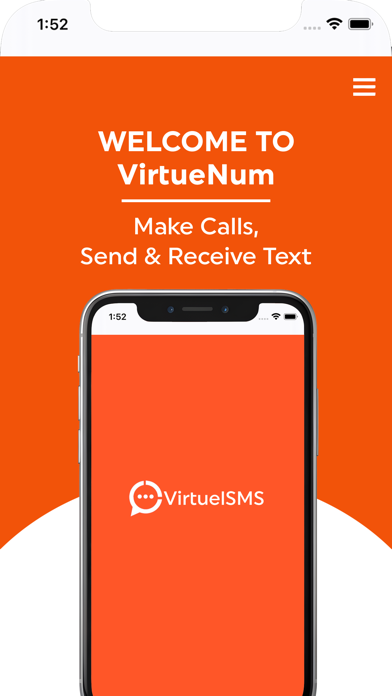 Capturas de tela do VirtuelSMS