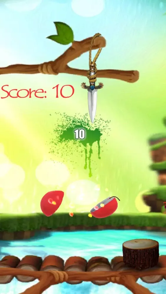 Captures d'écran de Cut the apple
