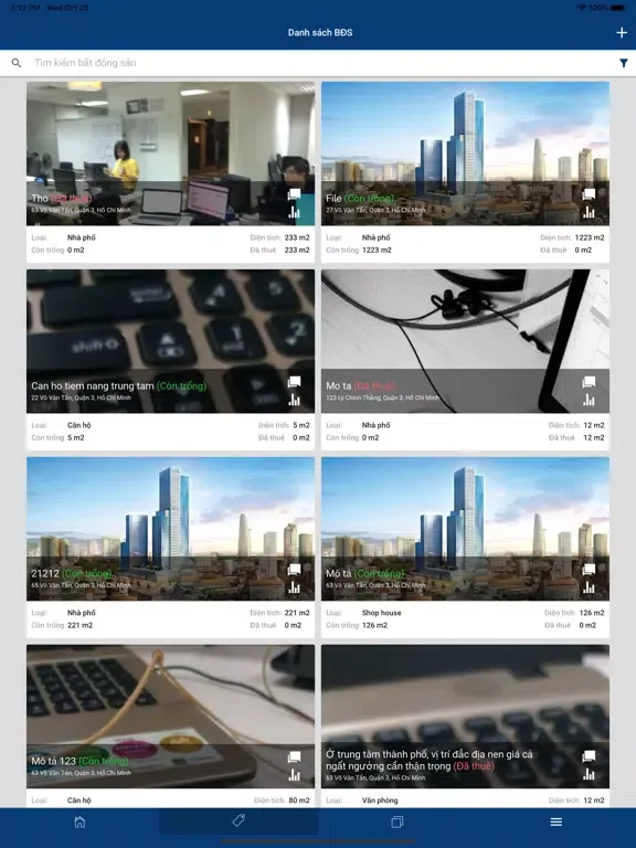 Property Management Platform iPad  Screenshots