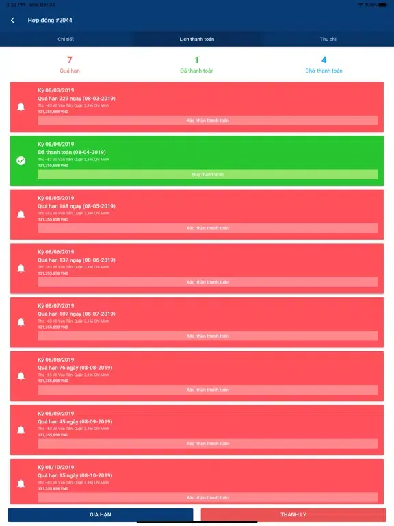 Property Management Platform iPad  Screenshots