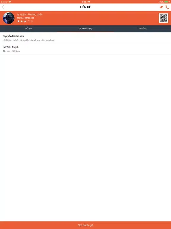 Capturas de tela do RealtorVN iPad 
