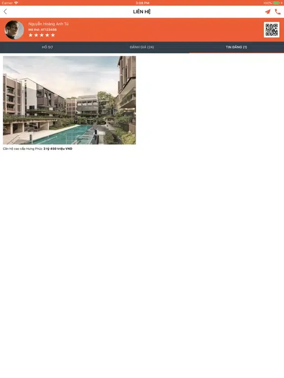Capturas de tela do RealtorVN iPad 