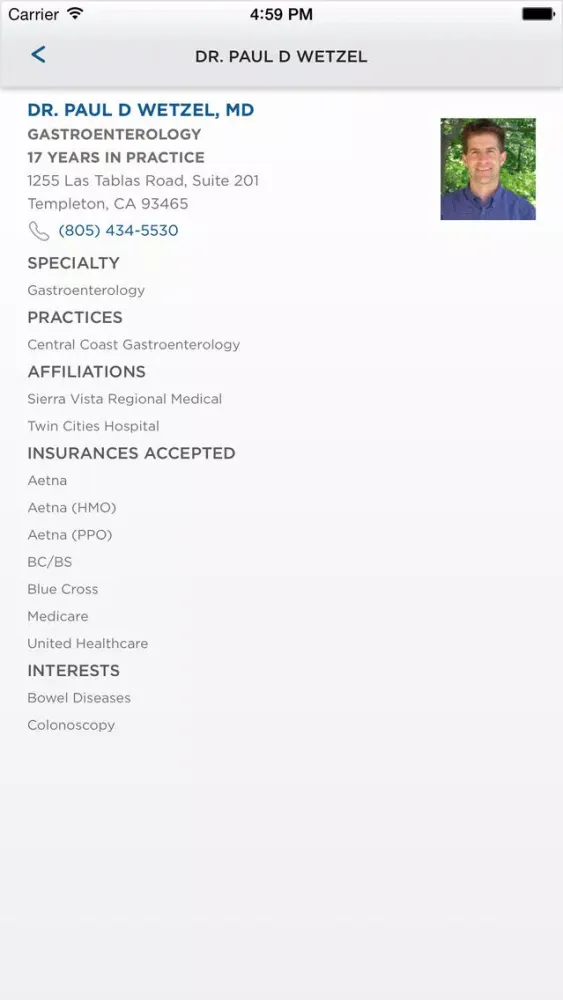 Capturas de pantalla de Twin Cities Community Hospital