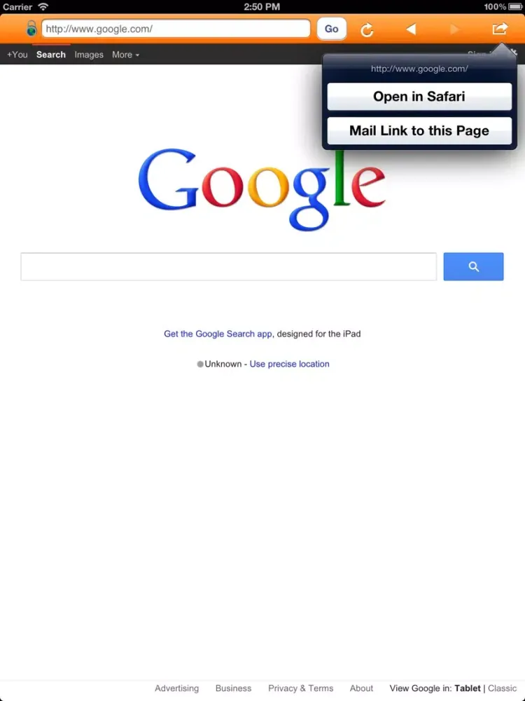 Capturas de pantalla de Private Browser password protected iPad 