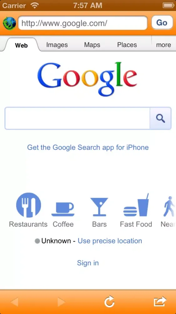 Capturas de pantalla de Private Browser password protected