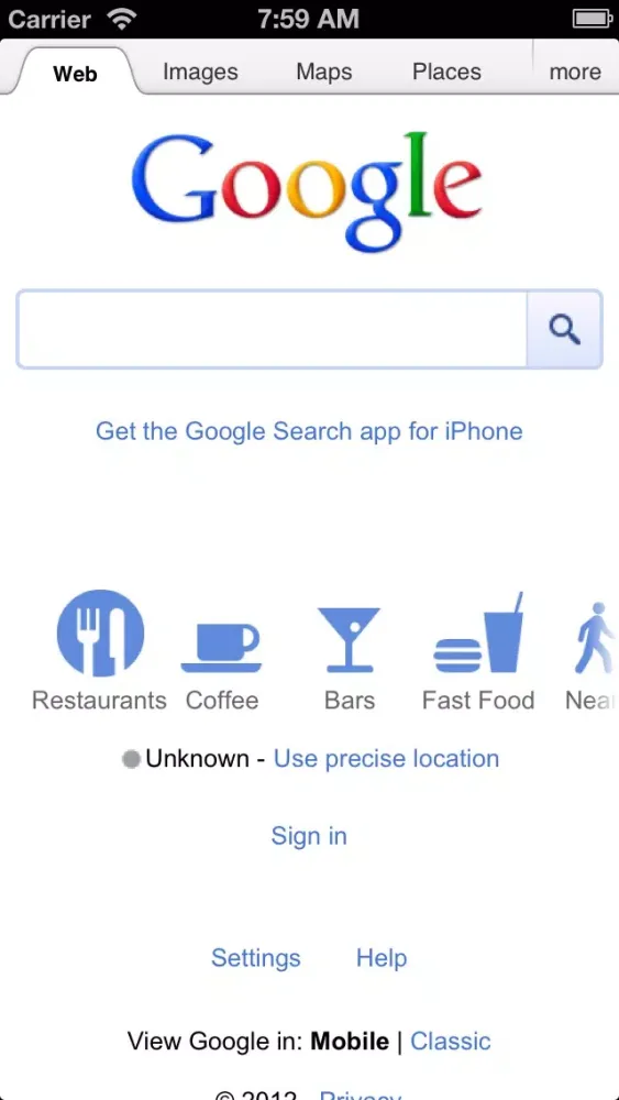 Capturas de pantalla de Private Browser password protected