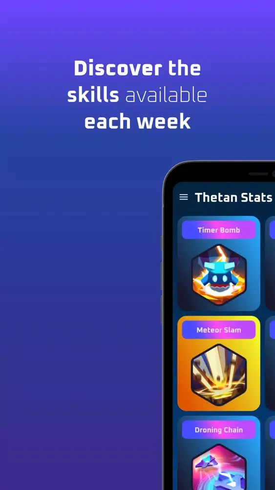 Zrzuty ekranu Thetan Stats for Thetan Arena